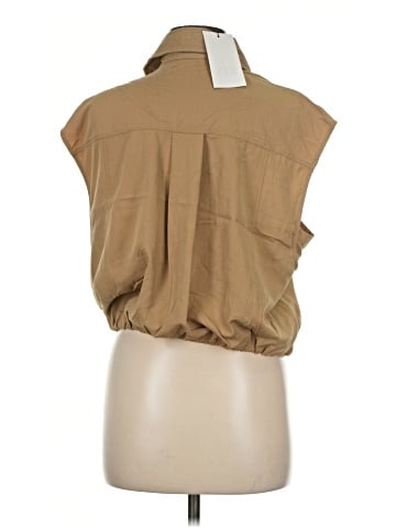 Zara Sleeveless Button-Down Shirt (view 2)