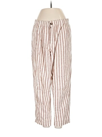 Madewell Linen-Cotton Track Trousers in Stripe (view 1)