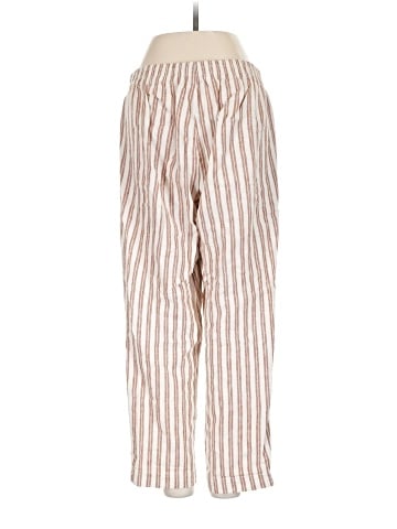 Madewell Linen-Cotton Track Trousers in Stripe (view 2)