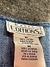 Basic Editions 100% Cotton Stars Blue Casual Dress Size M - photo 7