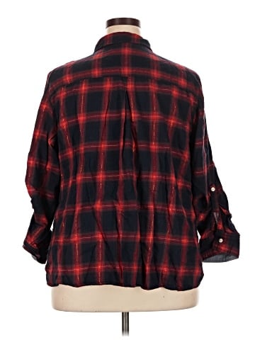 Tommy Hilfiger 3/4 Sleeve Button-Down Shirt (view 2)