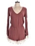 Forever 21 100% Rayon Solid Burgundy Romper Size L - photo 1