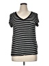 Cable & Gauge Black Short Sleeve Top Size XL - photo 1