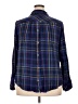 Torrid Plaid Blue Long Sleeve Button-Down Shirt Size 2X Plus (2) - photo 2