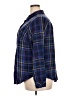 Torrid Plaid Blue Long Sleeve Button-Down Shirt Size 2X Plus (2) - photo 5