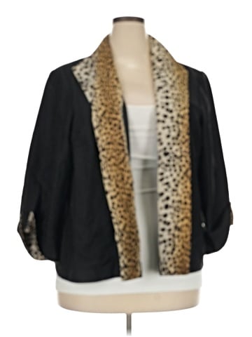 Leslie Fay Faux Fur Jacket (view 1)