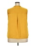 Kasper 100% Polyester Yellow Sleeveless Blouse Size 2X - photo 2