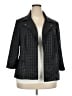 New York Clothing Co. Houndstooth Black Jacket Size 2X - photo 1