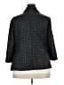 New York Clothing Co. Houndstooth Black Jacket Size 2X - photo 2