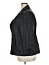 New York Clothing Co. Houndstooth Black Jacket Size 2X - photo 5