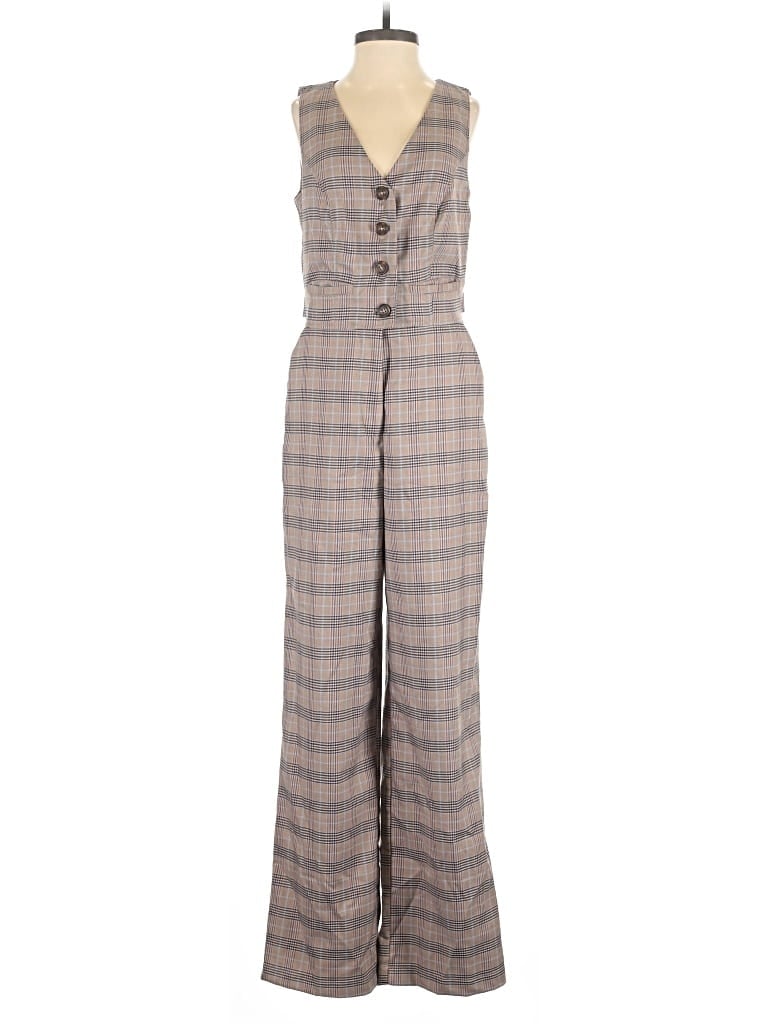 Pre-owned Modcloth Jumpsuit In Gray