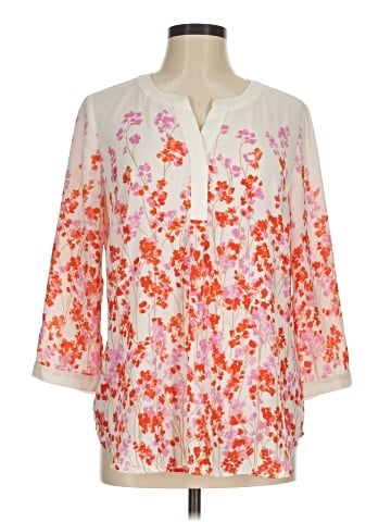 Talbots 3/4 Sleeve Blouse (view 1)