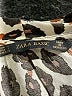 Zara Basic Animal Print Ivory 3/4 Sleeve Blouse Size M - photo 7