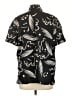 Rails 100% Cotton Print Black Short Sleeve Button-Down Shirt Size L - photo 2