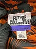 Future Collective 100% Polyester Tropical Orange Long Sleeve Blouse Size L - photo 7