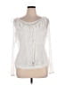 Scully 100% Nylon White Long Sleeve Blouse Size XL - photo 1