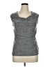 AB Studio Gray Sleeveless Top Size XL - photo 1