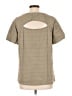 Soft Surroundings 100% Cotton Tan Short Sleeve Top Size L - photo 2
