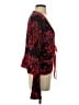 Free People 100% Viscose Red Long Sleeve Blouse Size S - photo 4