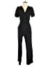 Monteau 100% Polyester Solid Black Jumpsuit Size M - photo 1