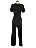 Monteau 100% Polyester Solid Black Jumpsuit Size M - photo 2