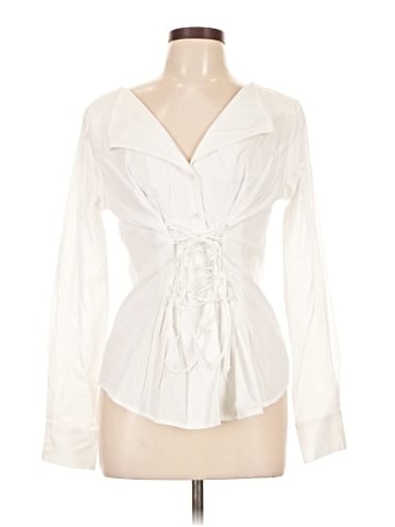 WAYF Long Sleeve Blouse (view 1)