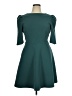 Elliatt Solid Teal Cocktail Dress Size XL - photo 1