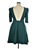 Elliatt Solid Teal Cocktail Dress Size XL - photo 2