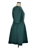 Elliatt Solid Teal Cocktail Dress Size XL - photo 4