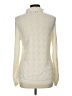 Talbots Chevron-herringbone Ivory Turtleneck Sweater Size L - photo 2