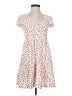 Derek Heart Hearts White Casual Dress Size S - photo 1