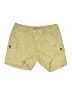 Natural Reflections Solid Yellow Khaki Shorts Size 2 - photo 1