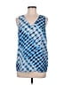 Covington 100% Polyester Blue Sleeveless Top Size M - photo 1