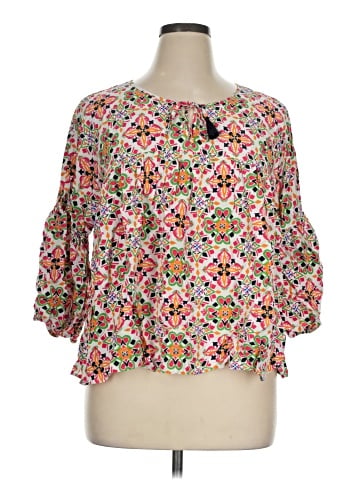 Crown & Ivy 3/4 Sleeve Blouse (view 1)