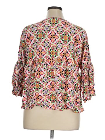 Crown & Ivy 3/4 Sleeve Blouse (view 2)