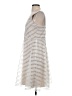Muse 100% Polyester Chevron-herringbone Silver Cocktail Dress Size 4 - photo 5