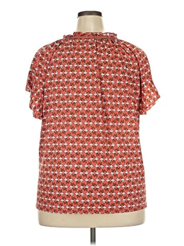 Max Studio Short Sleeve Blouse (view 2)