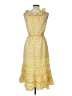 Max Studio Checkered-gingham Yellow Casual Dress Size L - photo 2