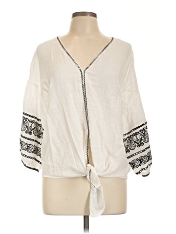 Max Studio 3/4 Sleeve Blouse (view 1)