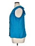 Elle 100% Polyester Blue Sleeveless Blouse Size XL - photo 5