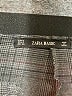 Zara Basic Plaid Gray Dress Pants Size S - photo 7