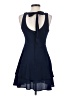 B. Darlin Solid Blue Cocktail Dress Size 5 - 6 - photo 2
