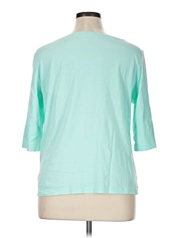 Christopher & Banks 3/4 Sleeve T-Shirt (view 2)