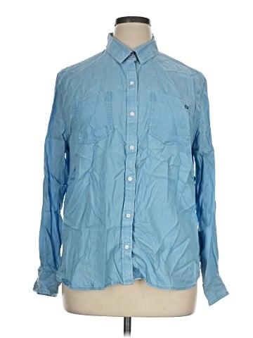 Crown & Ivy Long Sleeve Button-Down Shirt (view 1)