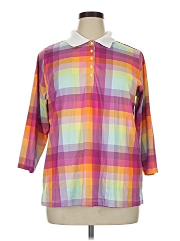 Lands' End 3/4 Sleeve Blouse (view 1)