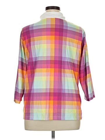 Lands' End 3/4 Sleeve Blouse (view 2)