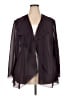 Mandy Evans 100% Polyester Purple Cardigan Size 3X - photo 1