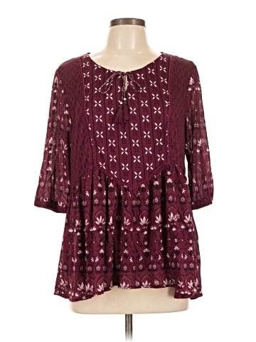 Style&Co 3/4 Sleeve Blouse (view 1)