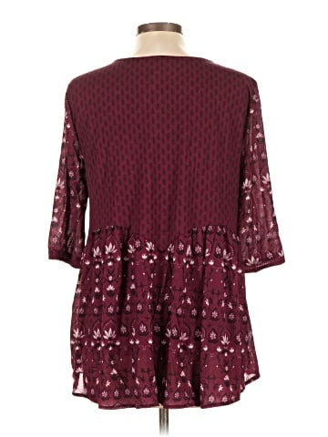 Style&Co 3/4 Sleeve Blouse (view 2)