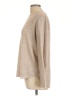 Pink Clover 100% Polyester Metallic Tan Pullover Sweater Size L - photo 5